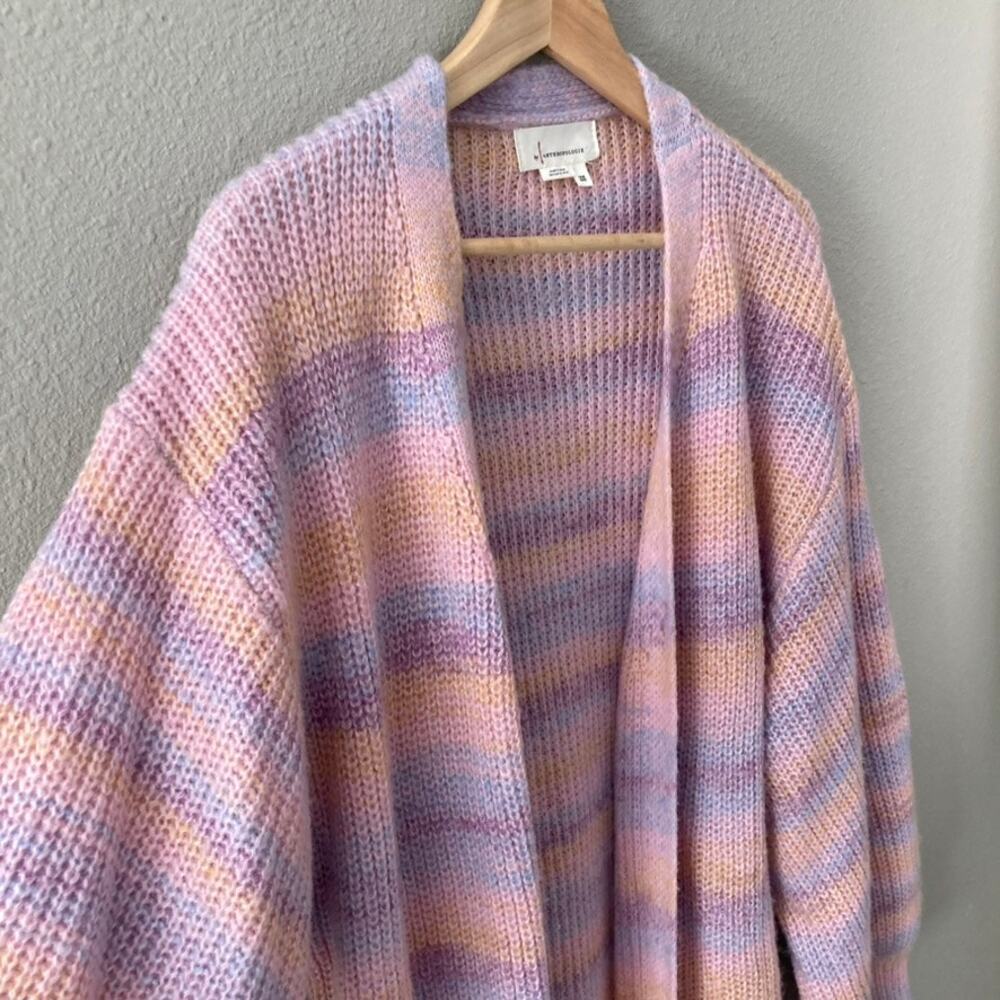 Anthropologie Gavin Space-Dyed Kimono - Pink Purple - One Size - Picture 6 of 8